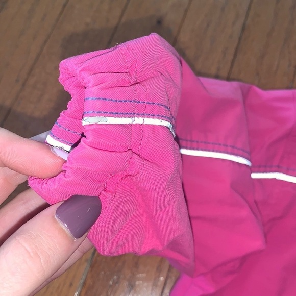 Hanna Andersson Pink and Blue Retro Style Winter Snow Jacket Size 80 (18-24M) - Picture 7 of 12